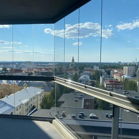 New Sky High Lr, 1br, 1ba, Sauna, Gbalcony, 49m2, 11krs Lägenhet Uleåborg
