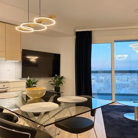 New Sky High Lr, 1br, 1ba, Sauna, Gbalcony, 49m2, 11krs Apartament Oulu