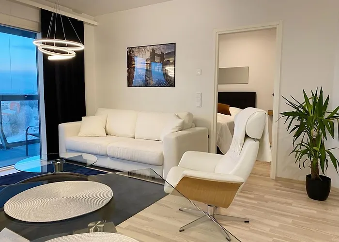 Apartment New Sky High Lr, 1br, 1ba, Sauna, Gbalcony, 49m2, 11krs *